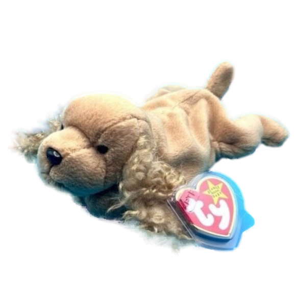 TY Beanie Baby - SPUNKY the Dog (8 inch) - Picture 1 of 1